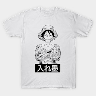 Luffy One Piece Tattoos T-Shirt